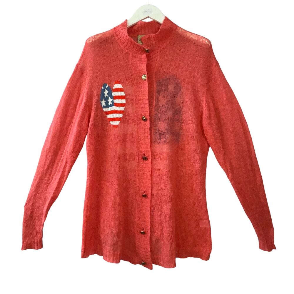 Wildfox White Label Oversize Sheer Cardigan Sweater Size XS